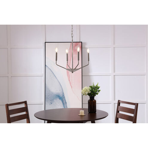 Geneseo 4 Light 18 inch Chrome Pendant Ceiling Light