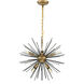 Esopus 8 Light 20 inch Brass and Black Pendant Ceiling Light