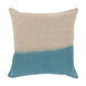 McKeesport 22 X 22 inch Khaki/Teal Pillow Kit