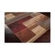 Bristol 114.17 X 78.74 inch Light Green/Dark Brown/Olive/Red/Charcoal/Black Machine Woven Rug, Rectangle