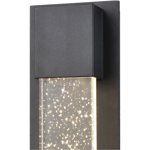 Edinboro LED 14 inch Matte Black Outdoor Wall Sconce