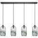 Batavia 4 Light 46 inch Oil Rubbed Bronze Mini Pendant Ceiling Light, Linear