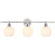Syracuse 3 Light 28 inch Chrome Wall sconce Wall Light