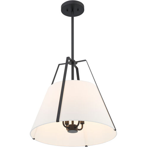 Stevens 4 Light 20 inch Black Pendant Ceiling Light