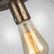 Abington 1 Light 8 inch Satin Brass Pendant Ceiling Light