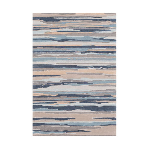 Easton 120 X 96 inch Dark Blue Rug, Rectangle