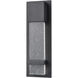 Edinboro LED 14 inch Matte Black Outdoor Sconce