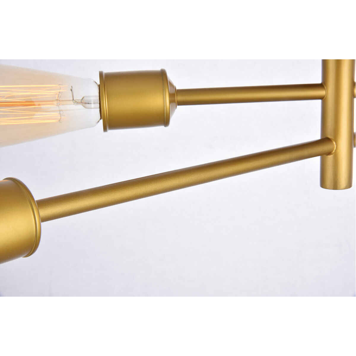 Newtown 5 Light 25 inch Brass Wall Sconce Wall Light