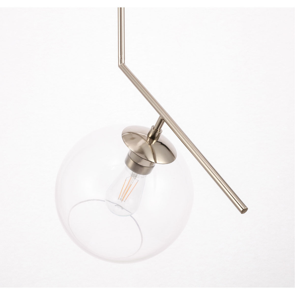 Monroe 1 Light 10 inch Chrome Pendant Ceiling Light