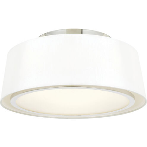 Stevens 3 Light 18 inch Polished Nickel Semi Flush Ceiling Light