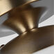 Abington 1 Light 8 inch Satin Brass Semi-Flush Mount Ceiling Light