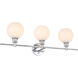 Syracuse 3 Light 28 inch Chrome Wall sconce Wall Light