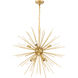 Esopus 8 Light 30 inch Brass Pendant Ceiling Light