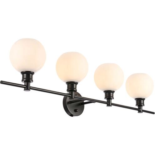 Syracuse 4 Light 38 inch Black Wall sconce Wall Light