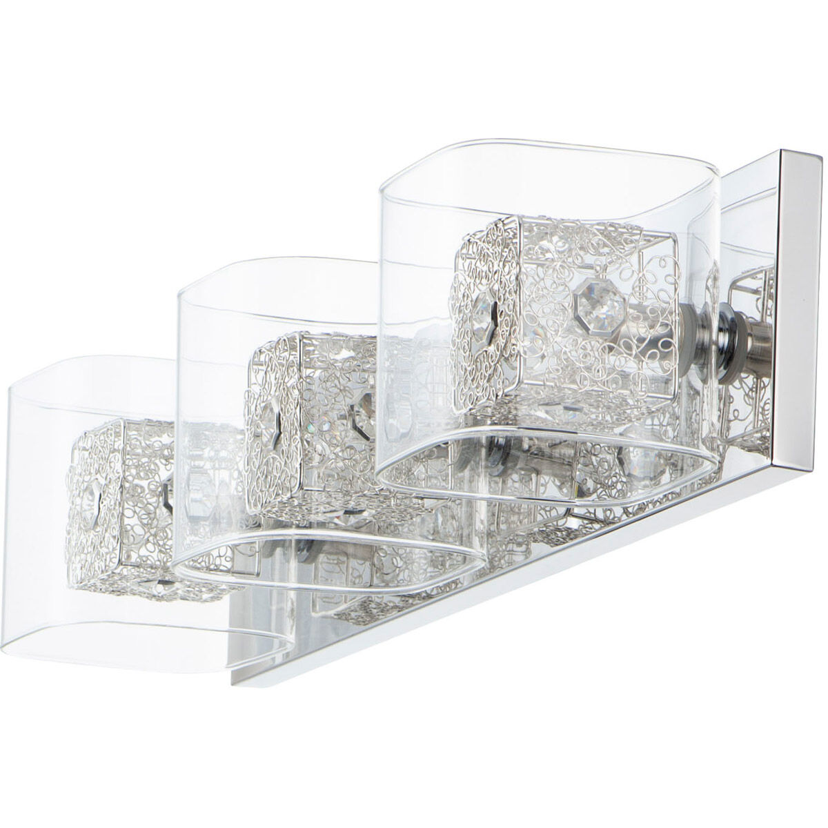 Westbury 3 Light 22 inch Polished Chrome Bath Vanity Light Wall Light