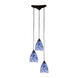Millcreek 3 Light 10 inch Dark Rust Pendant Ceiling Light