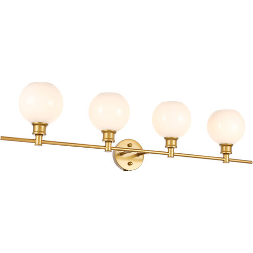 Syracuse 4 Light 38 inch Brass Wall sconce Wall Light