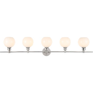 Syracuse 5 Light 47 inch Chrome Wall sconce Wall Light