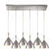 Sharon 6 Light 30 inch Aluminum Multi Pendant Ceiling Light, Configurable