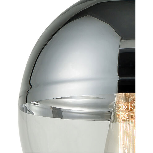 Kingsbury 1 Light 8 inch Polished Chrome with Chrome and Clear Mini Pendant Ceiling Light