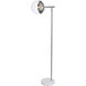 Oyster Bay 50.5 inch 40 watt Chrome Floor Lamp Portable Light