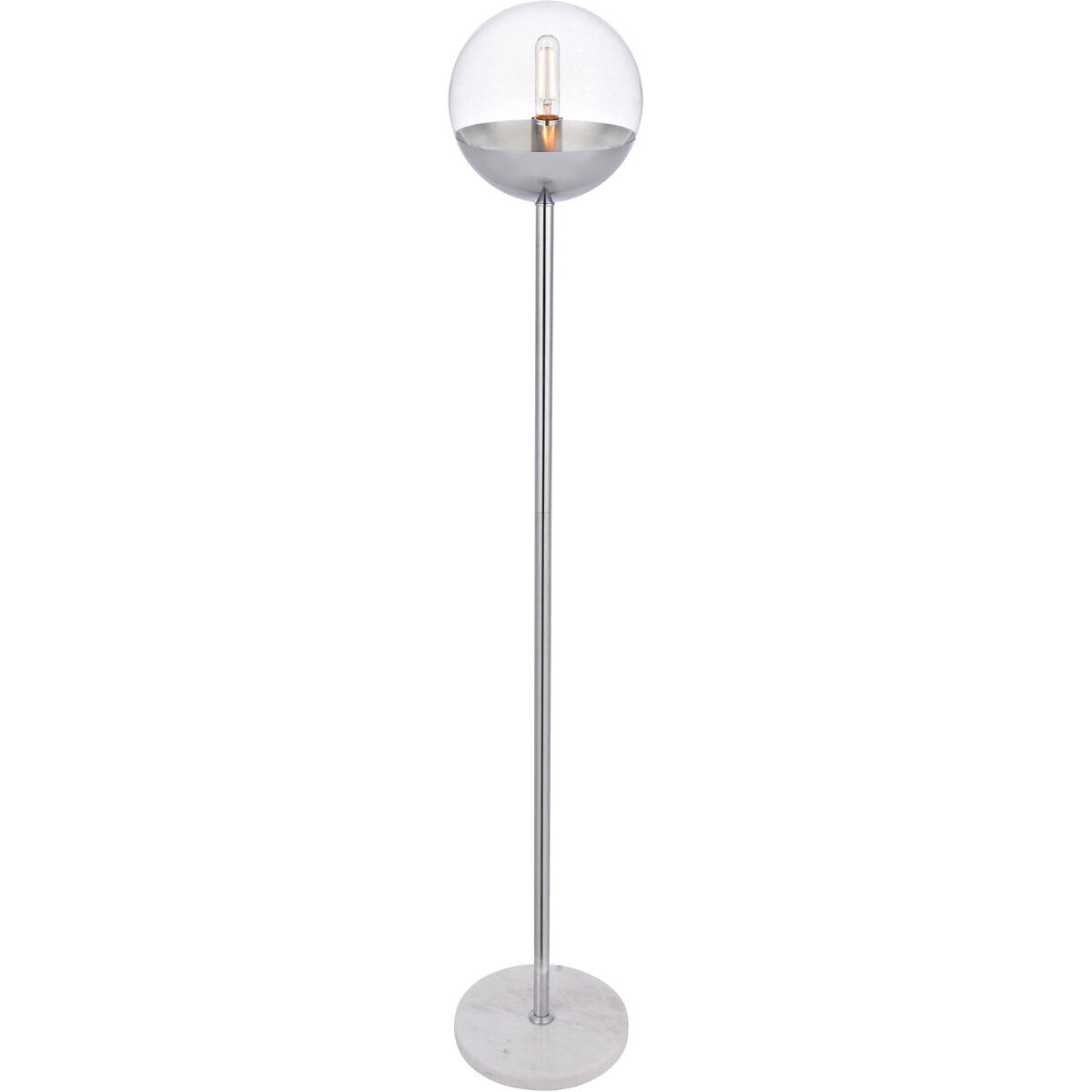 Oyster Bay 62 inch 40 watt Chrome Floor Lamp Portable Light