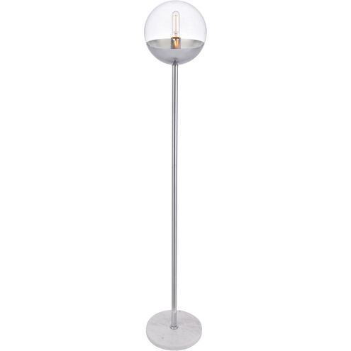 Oyster Bay 62 inch 40 watt Chrome Floor Lamp Portable Light