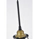 Phoenixville 1 Light 5.3 inch Brass and Black Pendant Ceiling Light
