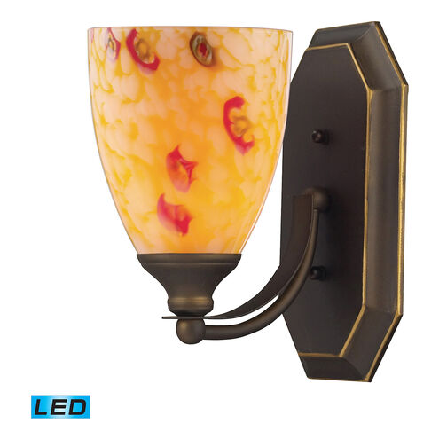 Hempstead LED 8 inch Aged Bronze Vanity Light Wall Light