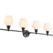 Rochester 4 Light 38 inch Black Wall sconce Wall Light