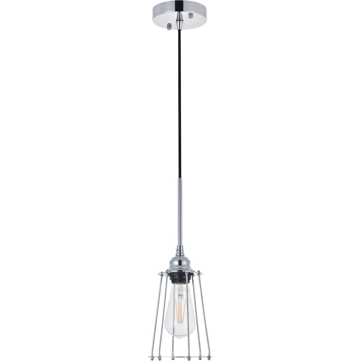 Phoenixville 1 Light 5.3 inch Chrome Pendant Ceiling Light