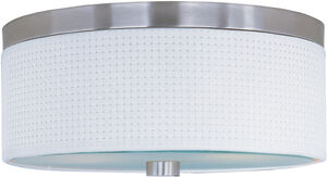 Beekman 2 Light 14 inch Satin Nickel Flush Mount Ceiling Light