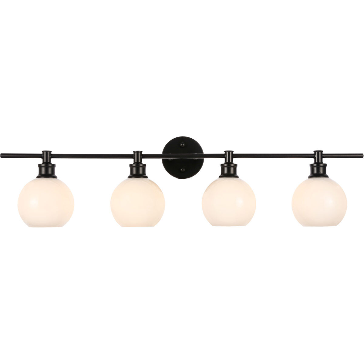Syracuse 4 Light 38 inch Black Wall sconce Wall Light