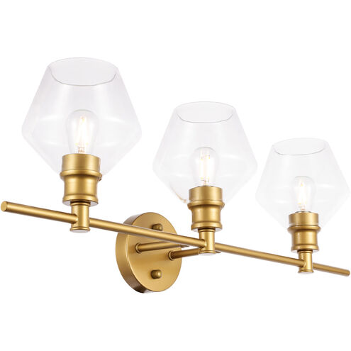 Rochester 3 Light 28 inch Brass Wall sconce Wall Light