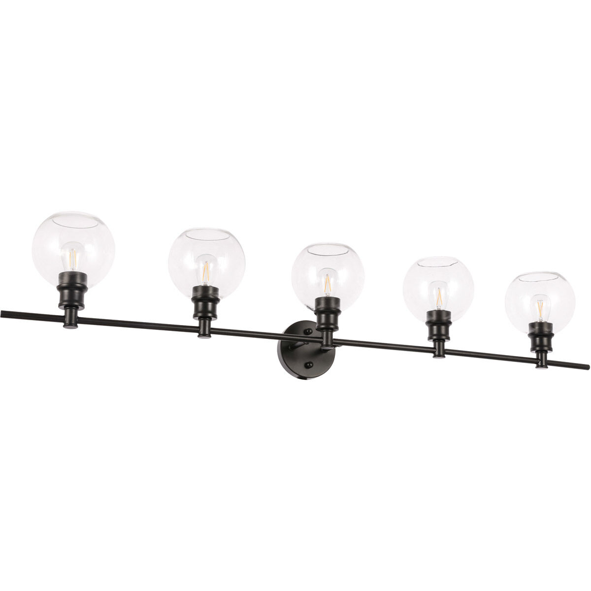 Syracuse 5 Light 47 inch Black Wall sconce Wall Light