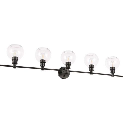 Syracuse 5 Light 47 inch Black Wall sconce Wall Light
