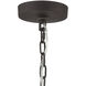 Monaca 1 Light 10 inch Charcoal with Satin Nickel Mini Pendant Ceiling Light