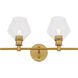 Rochester 2 Light 19 inch Brass Wall sconce Wall Light