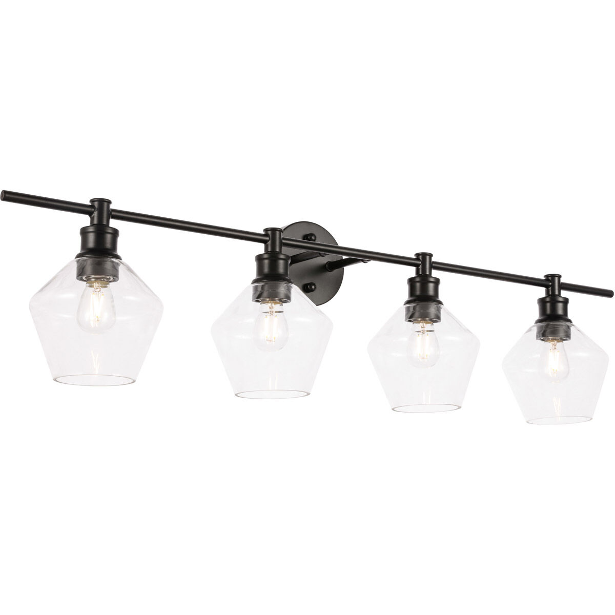 Rochester 4 Light 38 inch Black Wall sconce Wall Light