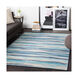 Islip 87 X 63 inch Aqua Rug, Rectangle