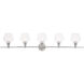 Rochester 5 Light 47 inch Chrome Wall sconce Wall Light