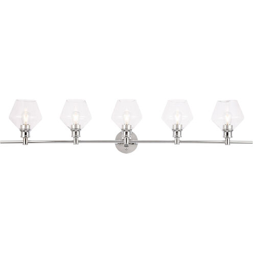 Rochester 5 Light 47 inch Chrome Wall sconce Wall Light