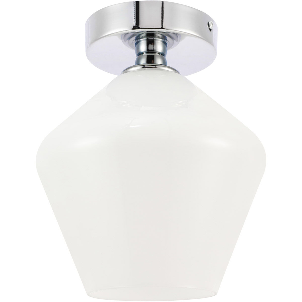 Rochester 1 Light 8 inch Chrome Flush Mount Ceiling Light