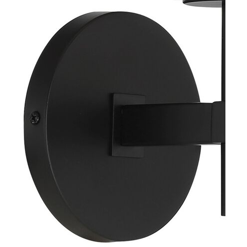 Harleigh 1 Light 6 inch Black Bathroom Vanity Wall Light