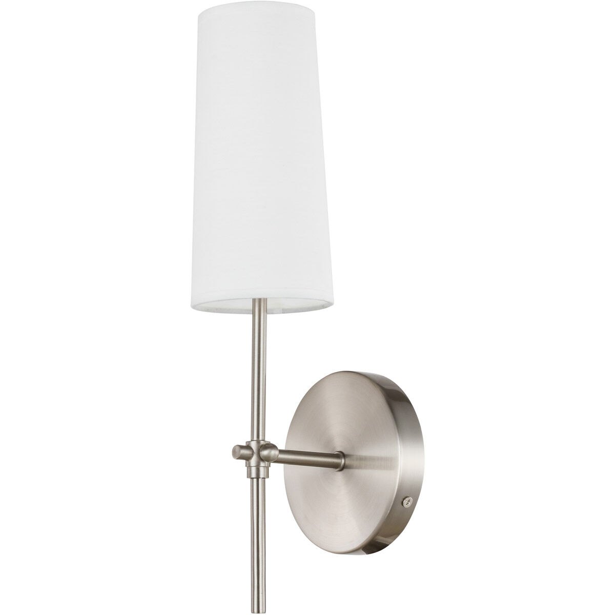 Brandywine 1 Light 5 inch Burnished Nickel Wall sconce Wall Light