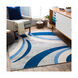 Newburgh 87 X 63 inch Navy Rug, Rectangle