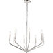 Geneseo 8 Light 25 inch Chrome Pendant Ceiling Light