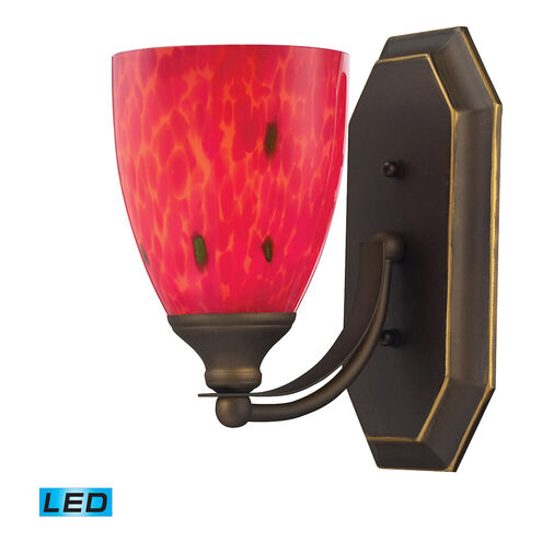 Hempstead LED 8 inch Aged Bronze Vanity Light Wall Light