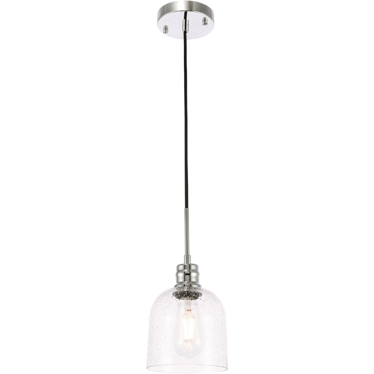 Codorus 1 Light 6 inch Chrome Pendant Ceiling Light