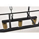 Coatesville 3 Light 9 inch Brass and Black Pendant Ceiling Light